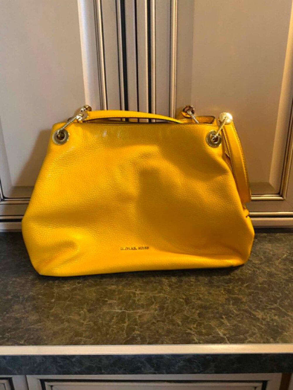 Michael Kors Raven Leather Shoulder Bag - Picture 13 of 13